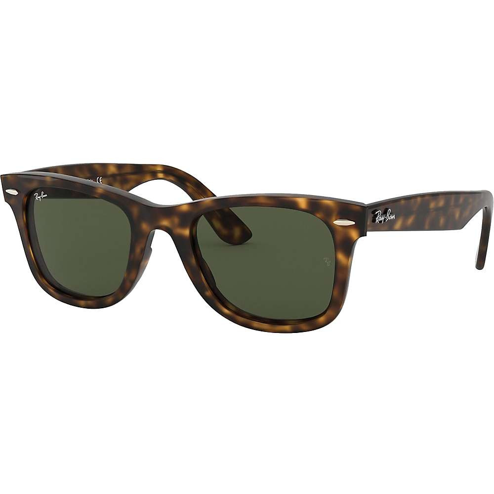 Ray-Ban Wayfarer Ease Sunglasses - 50 - Havana/Green | Moosejaw.com