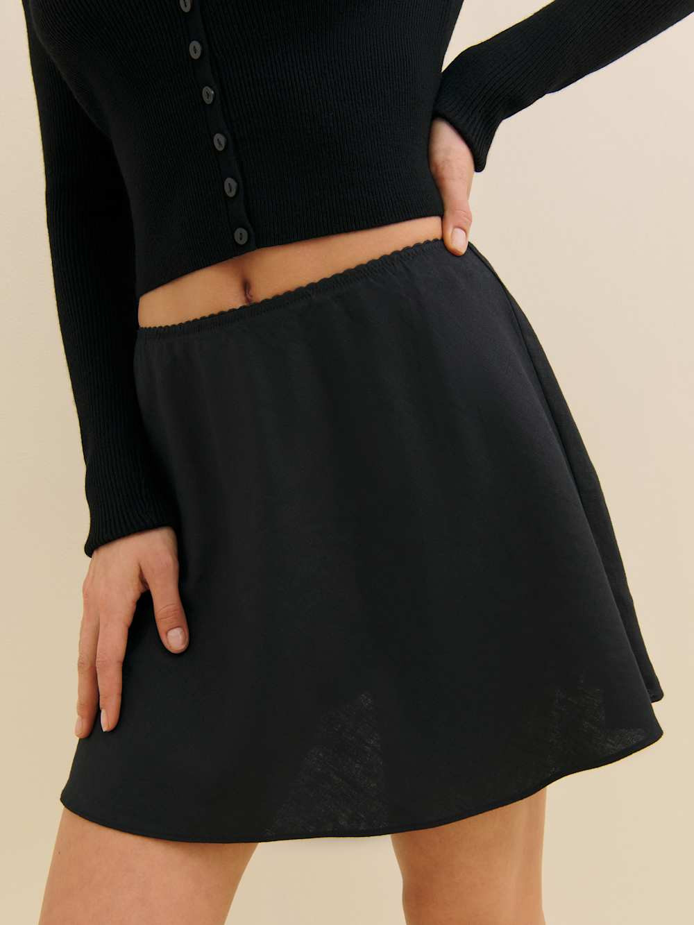 Brandy Linen Skirt | Reformation (Global)