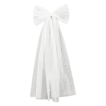 MIUBAGIAL Pearl White Butterfly Bow a Captivating Bridal Accessory for an Enchanting Look Decor | Walmart (US)