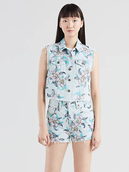 Levi's Cropped Vest - Women's 2XS | LEVI'S (US)