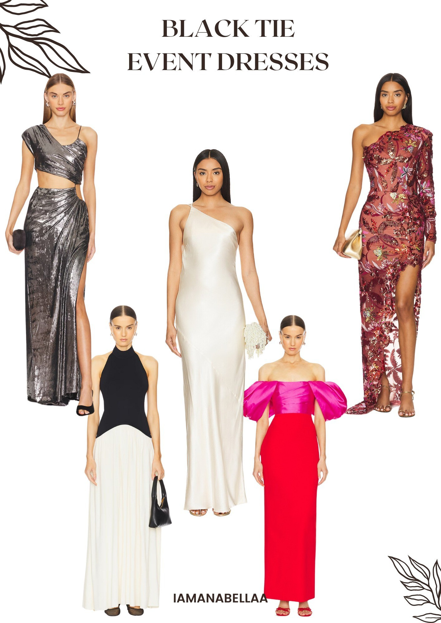 Black in event dresses 

#LTKSeasonal #LTKU #LTKStyleTip