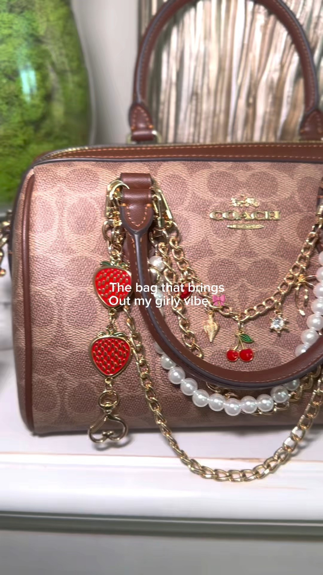 Coach Bag with Charms 

#LTKStyleTip #LTKItBag #LTKSaleAlert