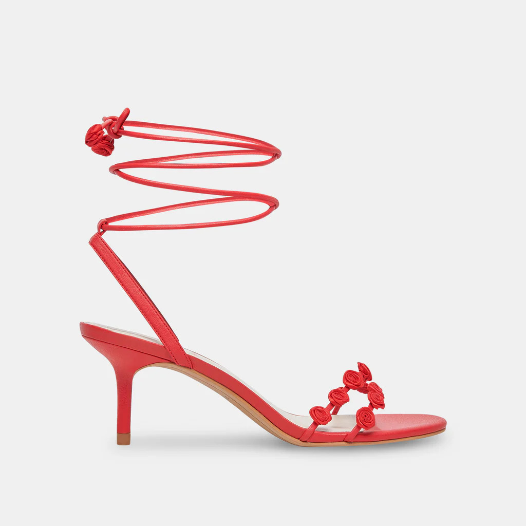 ROSIE HEELS RED STELLA | DolceVita.com