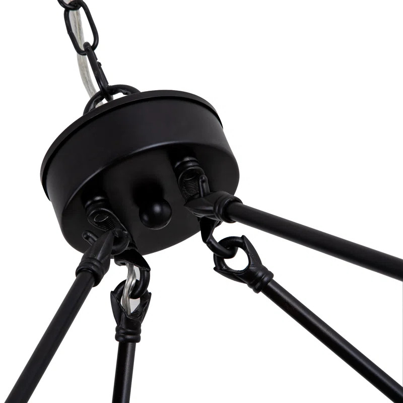 Guernsey 24 - Light Dimmable Wagon Wheel Chandelier | Wayfair North America