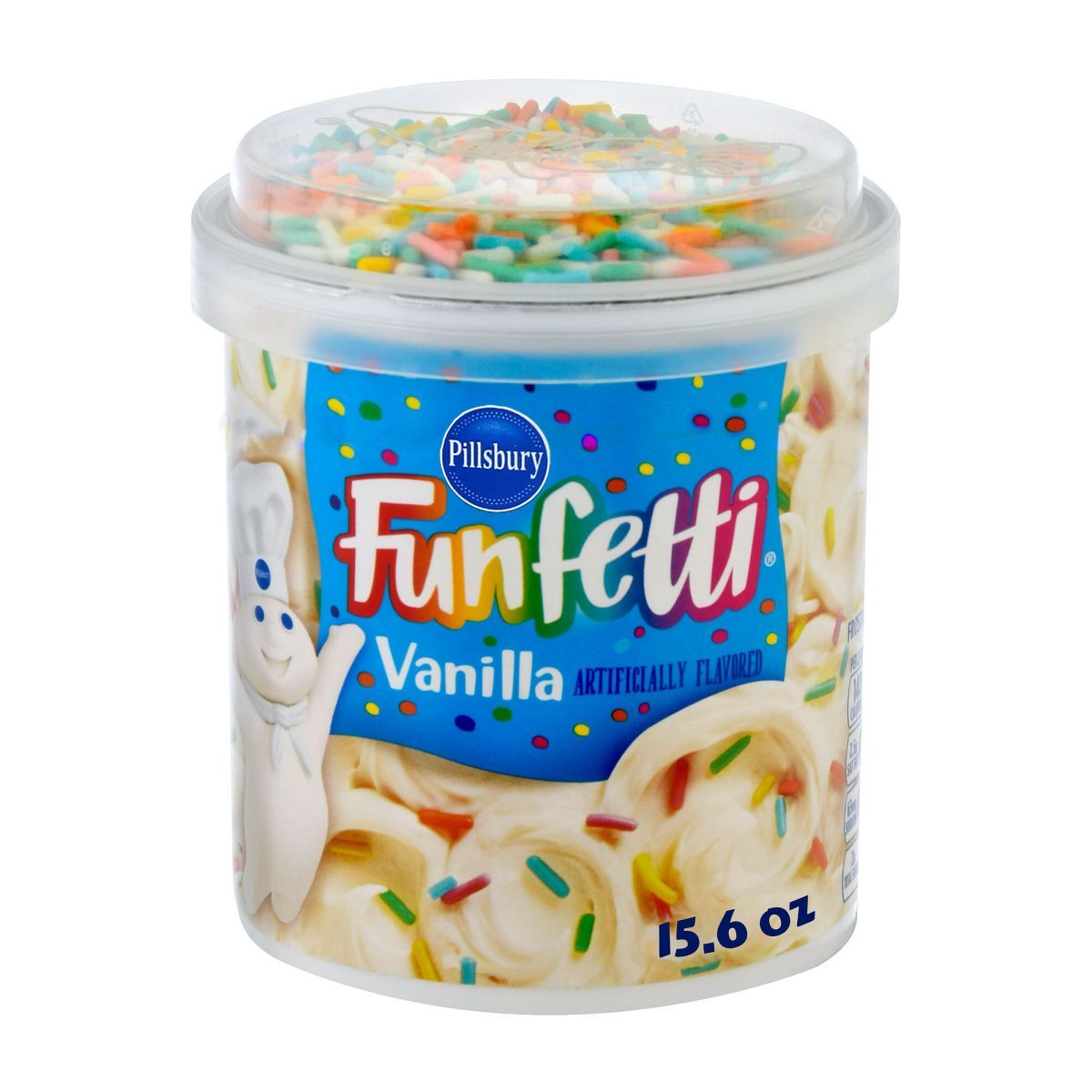 Pillsbury Funfetti Vanilla Flavored Frosting - 15.6oz | Target