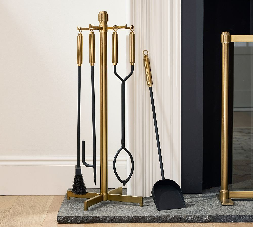 Everson Fireplace Tool Set | Pottery Barn (US)