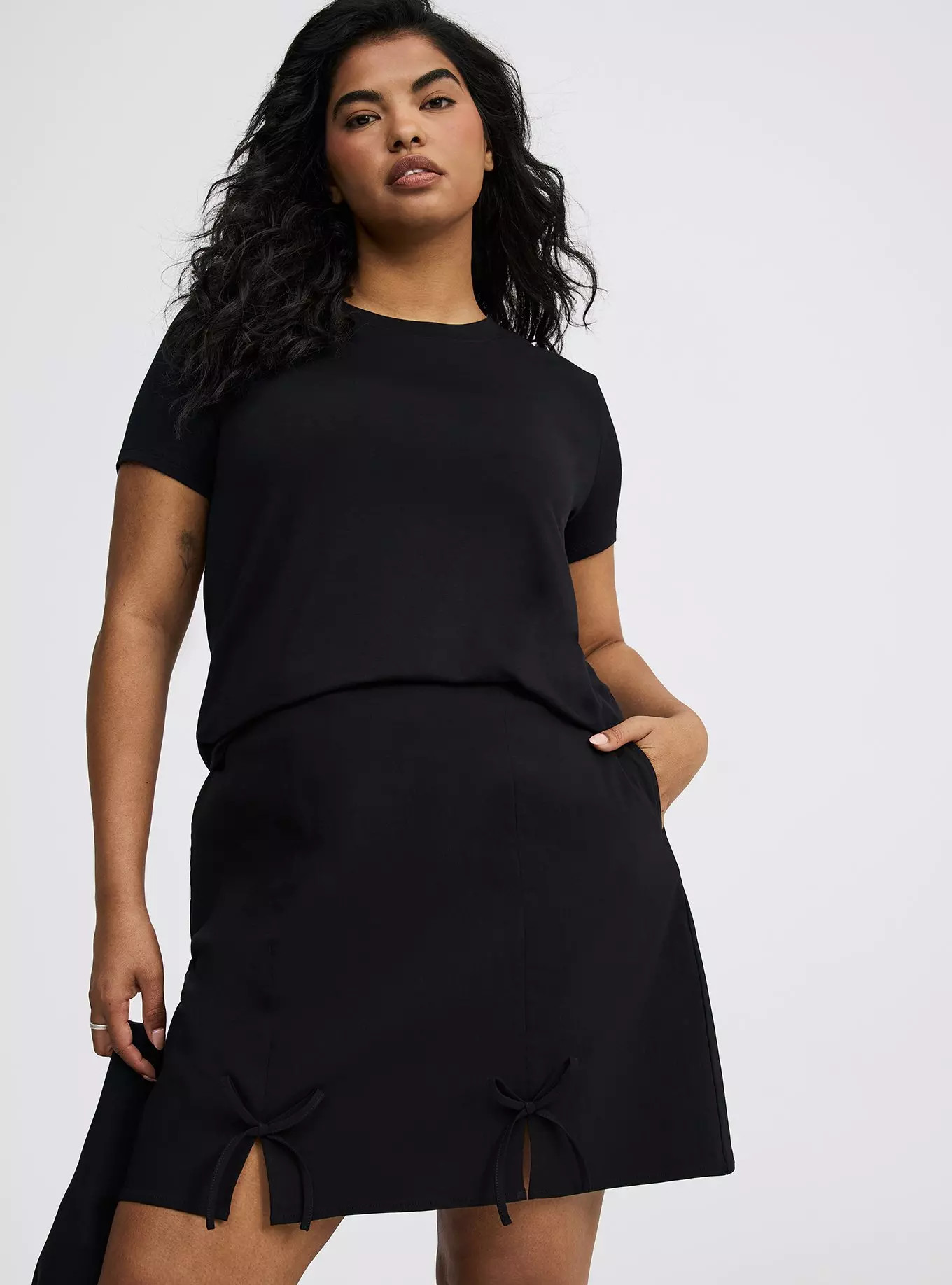 Mini Bengaline Bow Skirt | Torrid (US & Canada)