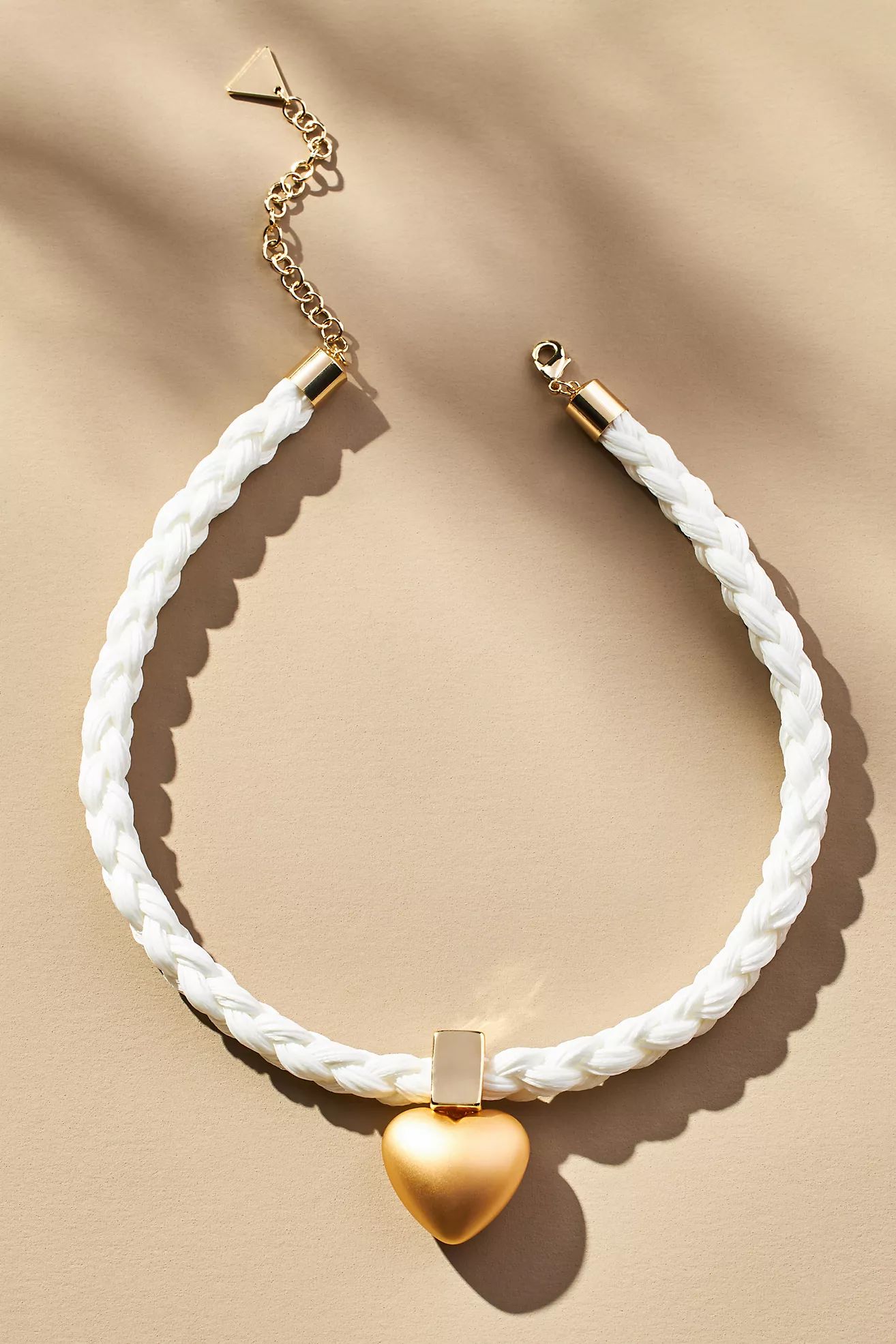 Rope Chain Heart Pendant Necklace | Anthropologie (US)