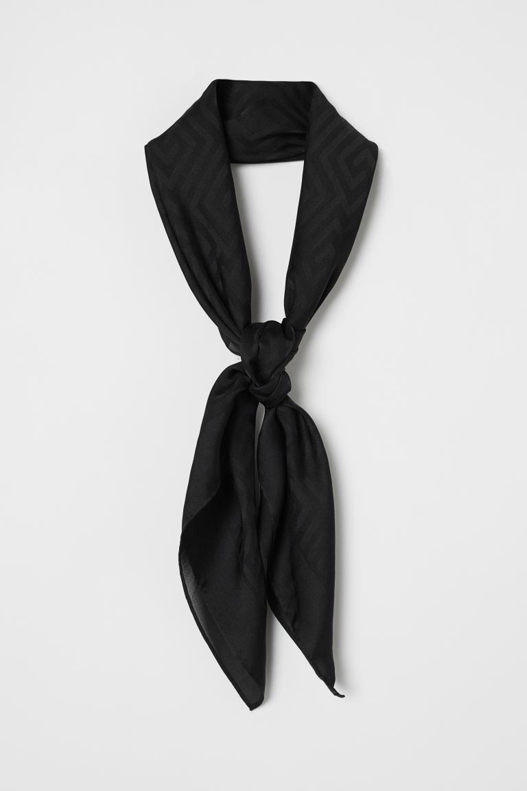 Jacquard-weave Satin Scarf | H&M (US + CA)