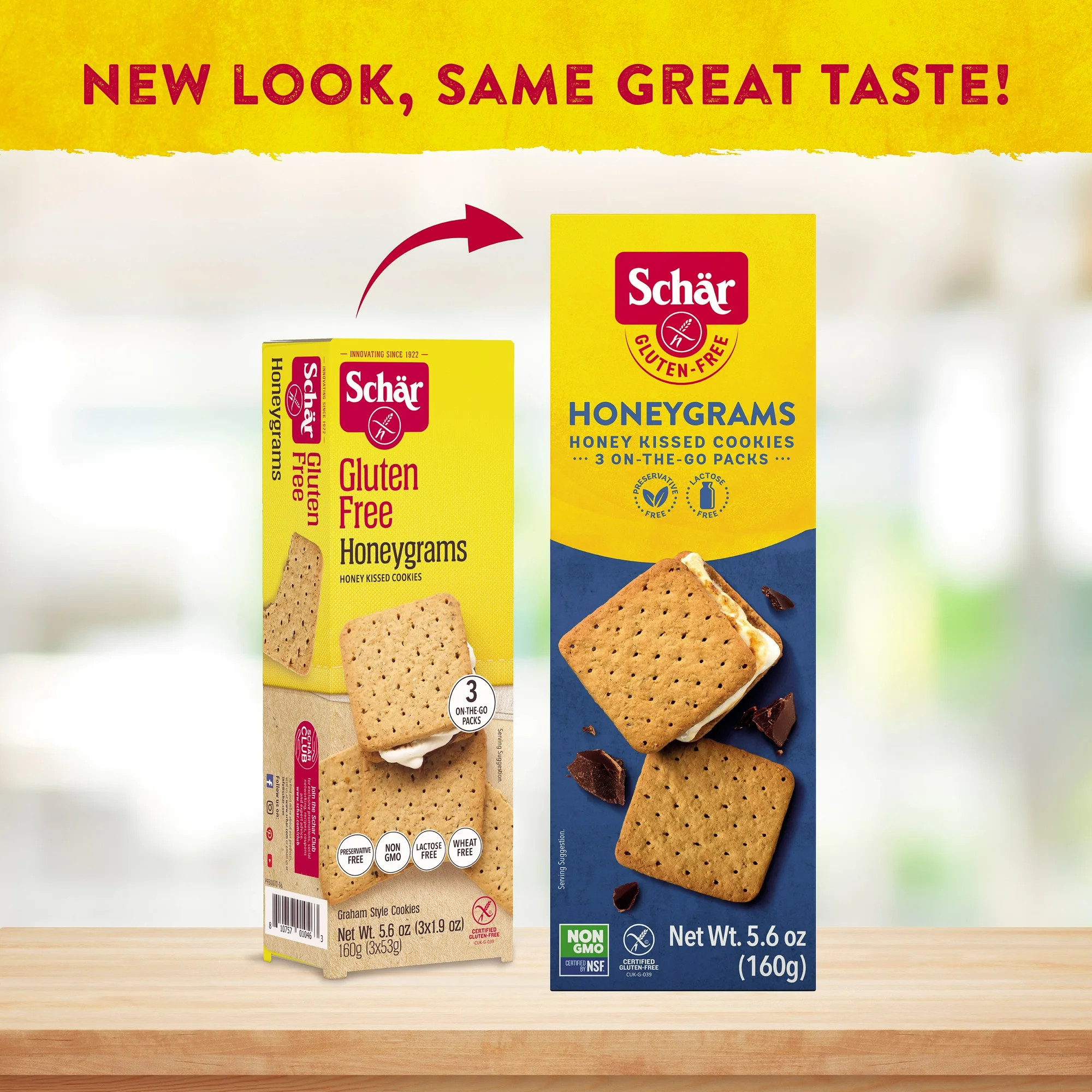 Schar Gluten Free Honeygrams, Honey Cookies, 5.6 oz, 3 Count | Walmart (US)