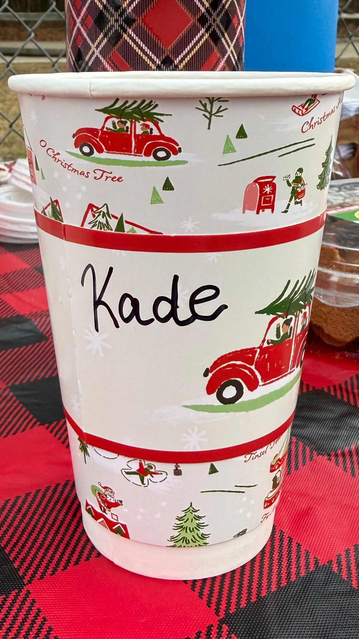 Outdoor cocoa station needs disposable Christmas cocoa cups … had I planned ahead I should have ordered these with the bows 

#LTKKids #LTKHome #LTKHoliday