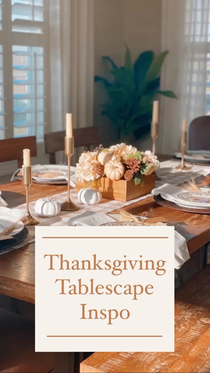 Thanksgiving table setting inspo #amazonhome #targetstyle

#LTKHoliday #LTKhome #LTKunder100