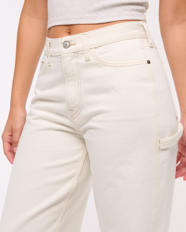 Curve Love Mid Rise Slouchy Jean | Abercrombie & Fitch (US)
