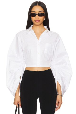 HEVRON Raquel Top in Cloud from Revolve.com | Revolve Clothing (Global)