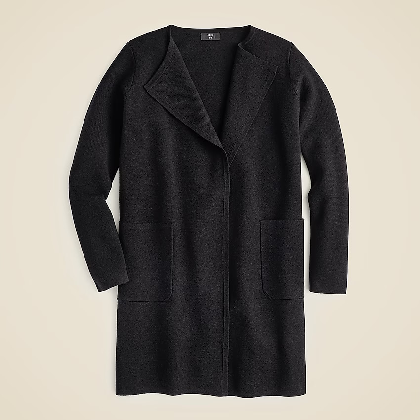 Juliette collarless sweater-blazer | J. Crew US