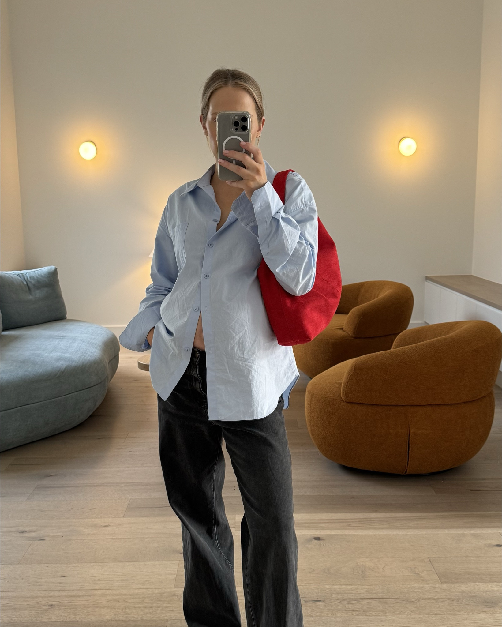 32 weeks pregnant and living in this wide leg maternity jeans, oversized shirt combo. Wearing a size 8 in the jeans and size 1 in the shirt, I’m usually a size 8 in jeans and 10 in tops when not pregnant  

#LTKFashionMonth #LTKmaternity #LTKaustralia