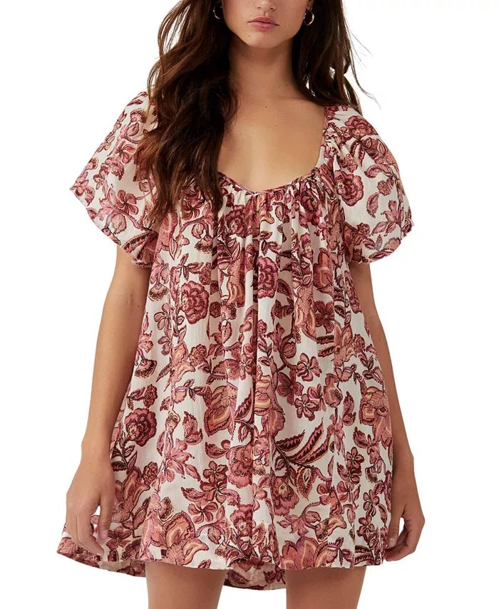 Free People Women's Kauai Getaway Cotton Embroidered Tunic - Macy's | Macy's