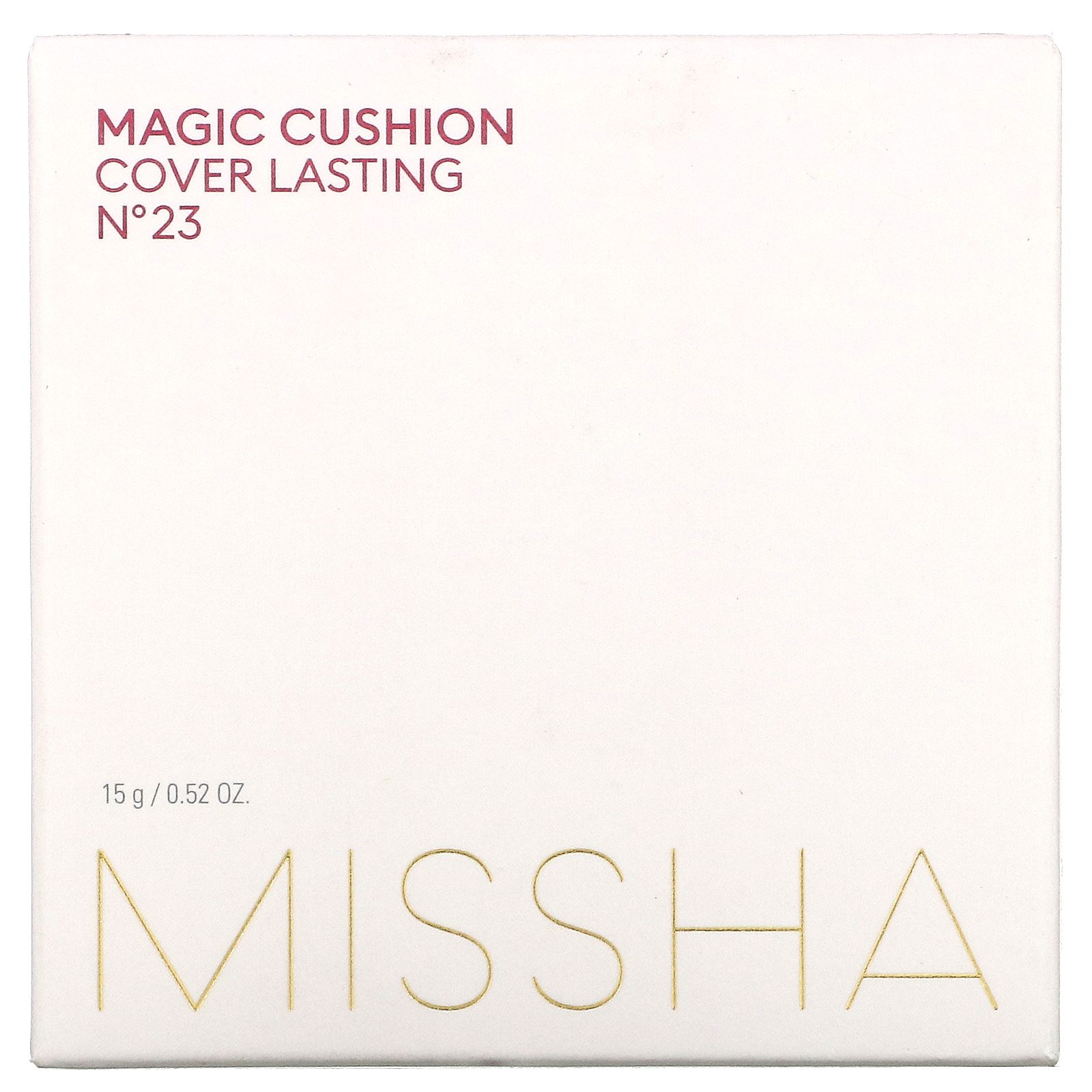 MISSHA Magic Cushion Cover Lasting SPF50+/PA+++, No.23 | Walmart (US)