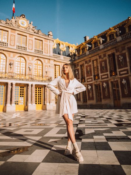 Paris outfit inspo. Cream blazer dress

#LTKeurope #LTKSeasonal #LTKunder100