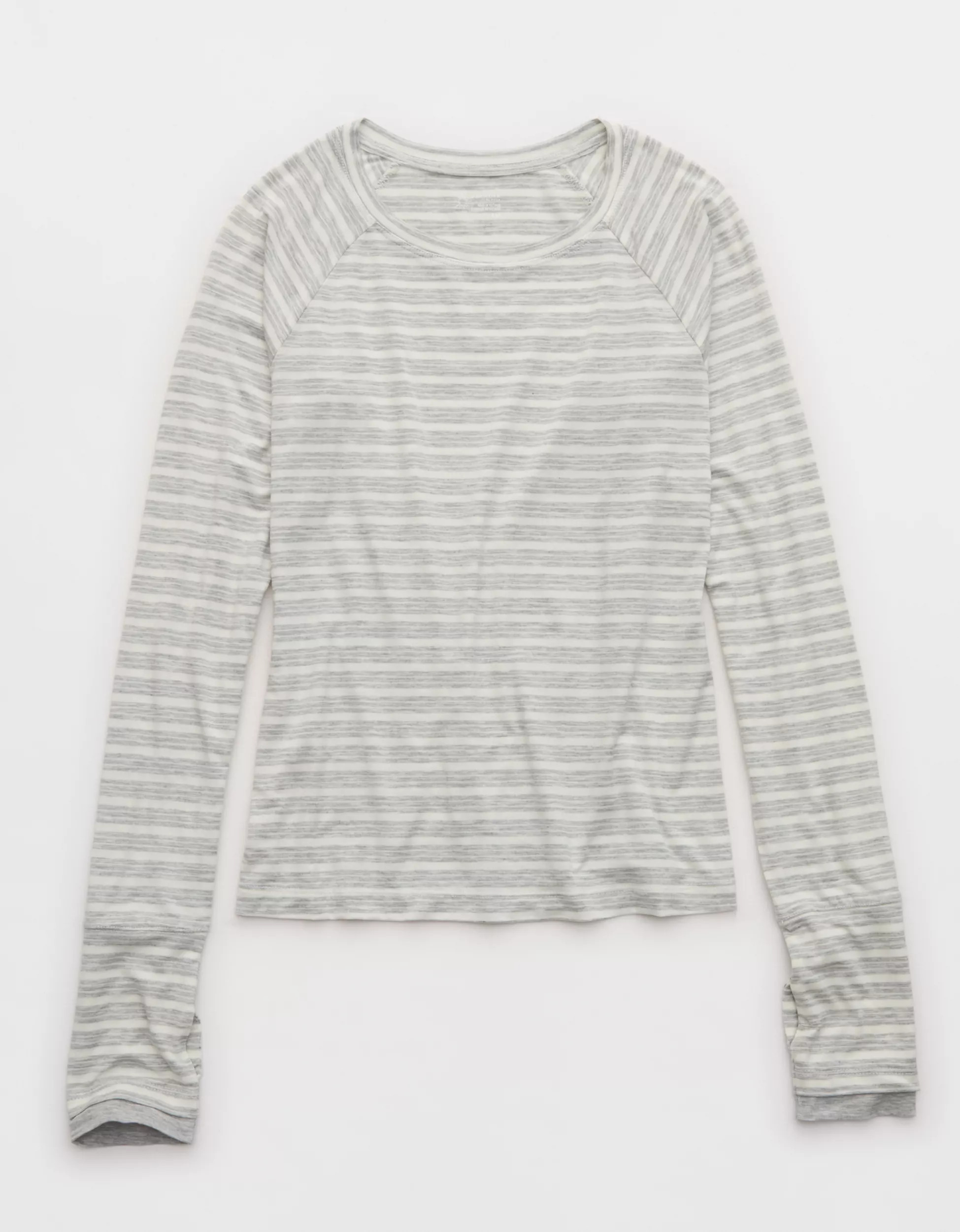 OFFLINE By Aerie Thumbs Up Fitted T-Shirt | American Eagle Outfitters (US & CA)