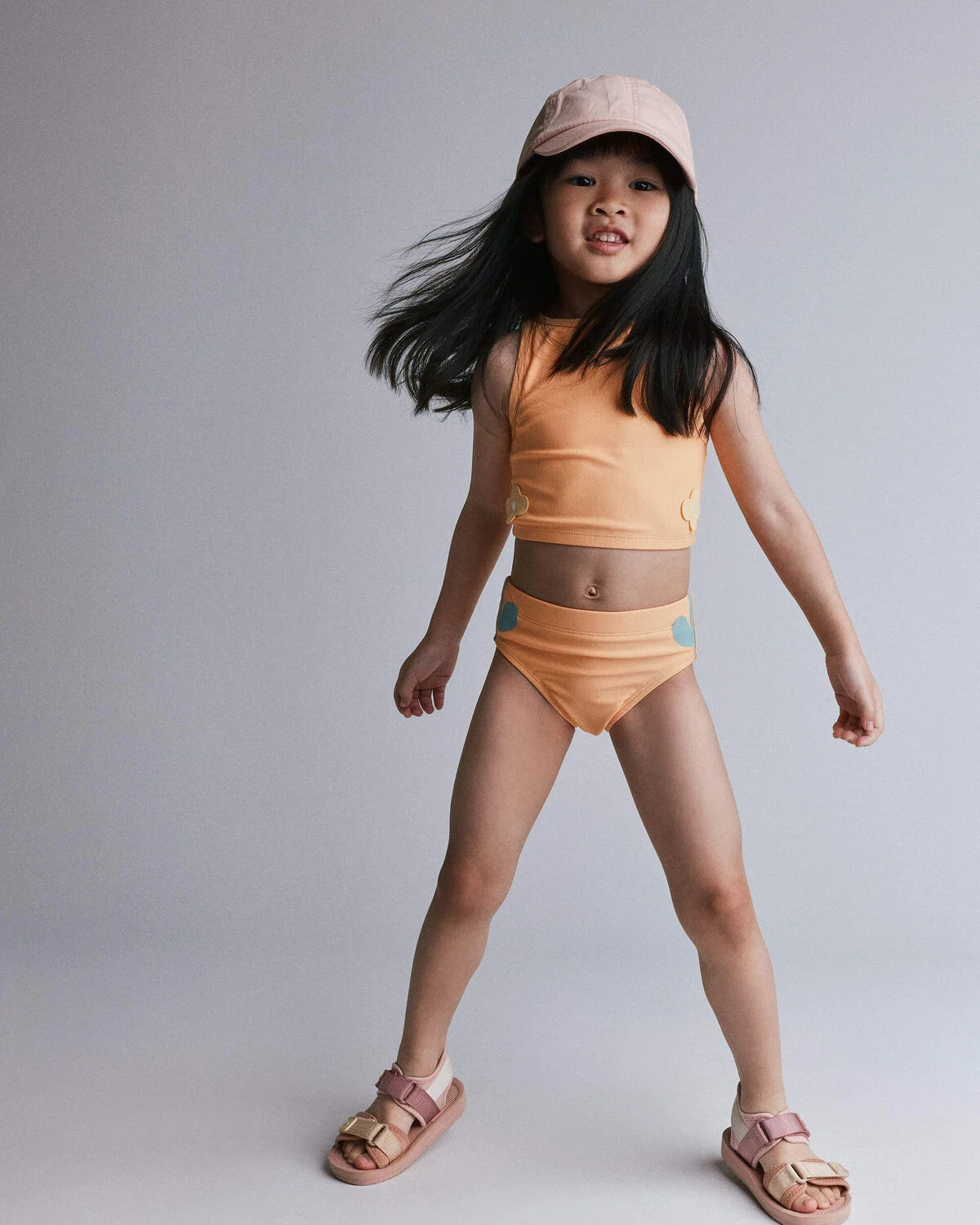 Toddler Girl Floral Tankini Set - Orange - Otter Avenue | Carter's | Carter's Inc