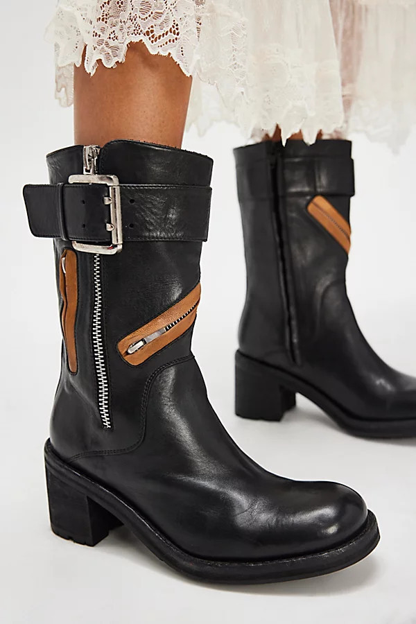 Almost Vintage Moto Boots | Free People (Global - UK&FR Excluded)