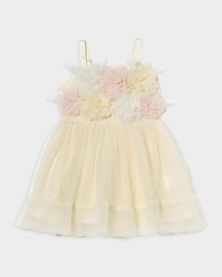 Girl's Bebe Tide Blossom Tulle Dress, Size 0M-24M | Neiman Marcus