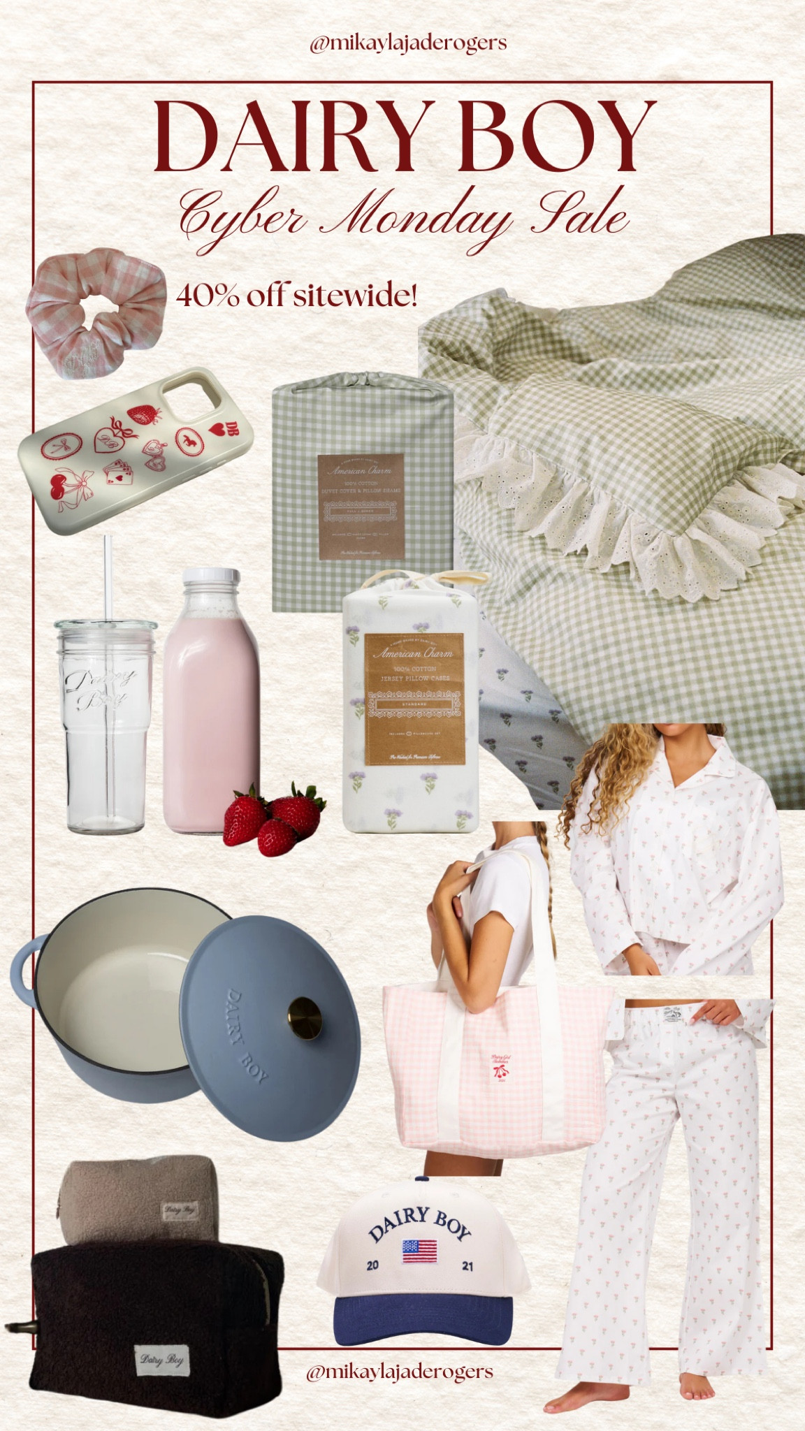 huge sale for Dairy Boy! I just picked up the duvet set & tumbler 🤎

#LTKGiftGuide #LTKCyberWeek #LTKHoliday