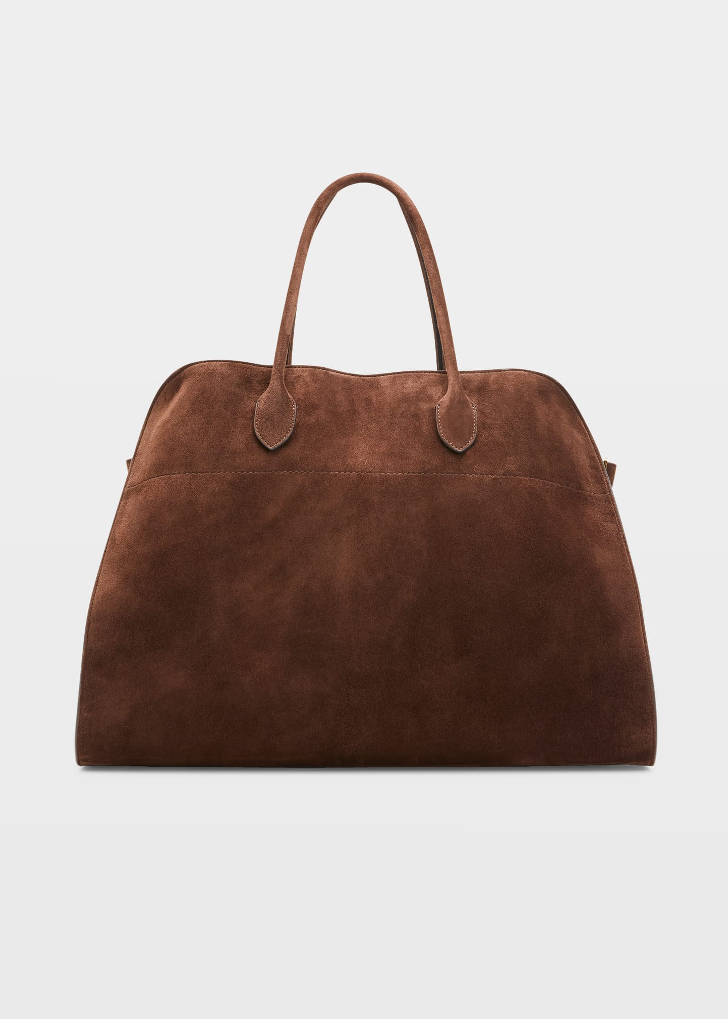 THE ROW Margaux 17 Top-Handle Bag in Suede | Bergdorf Goodman