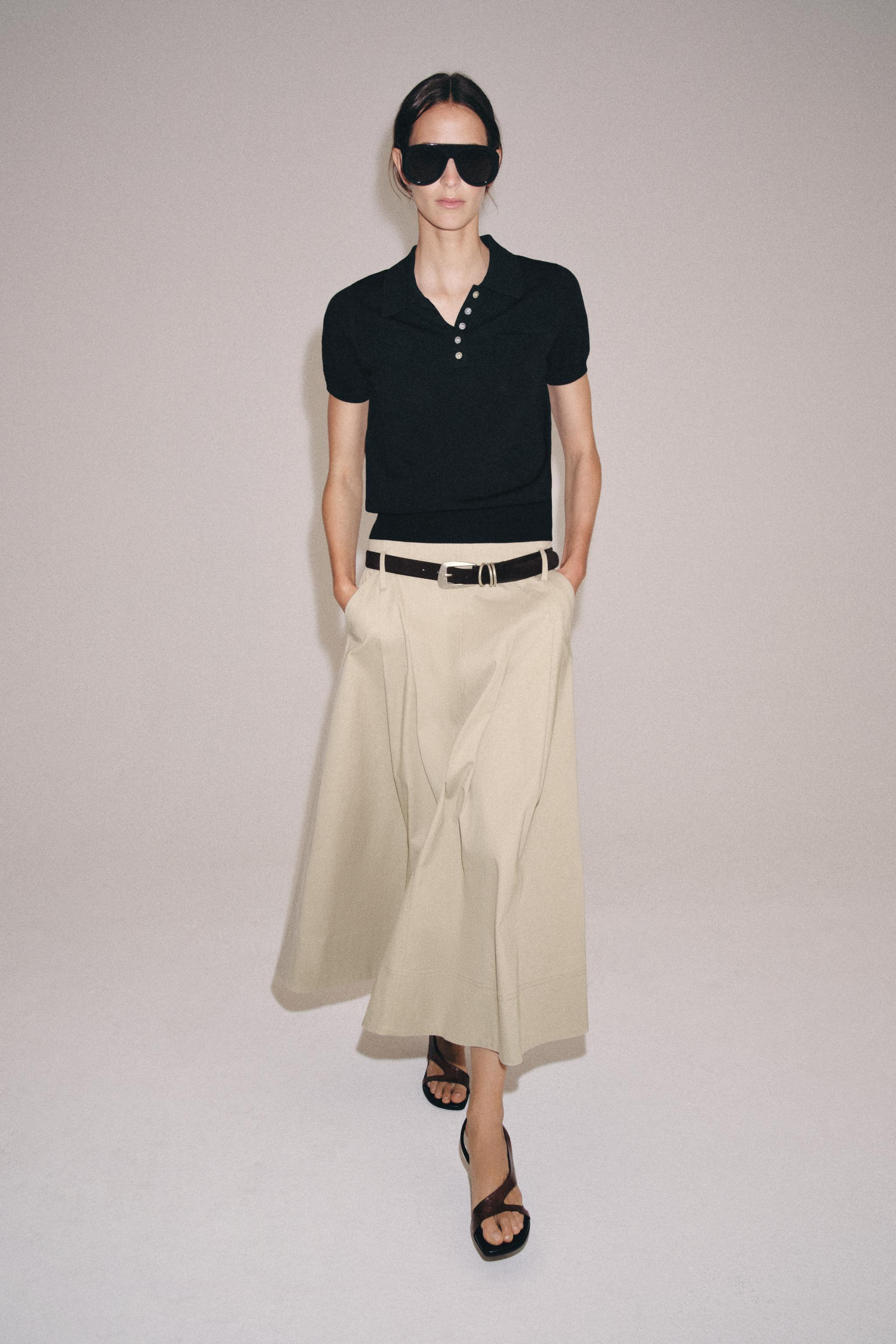 SHORT SLEEVE KNIT POLO SHIRT | Zara UK