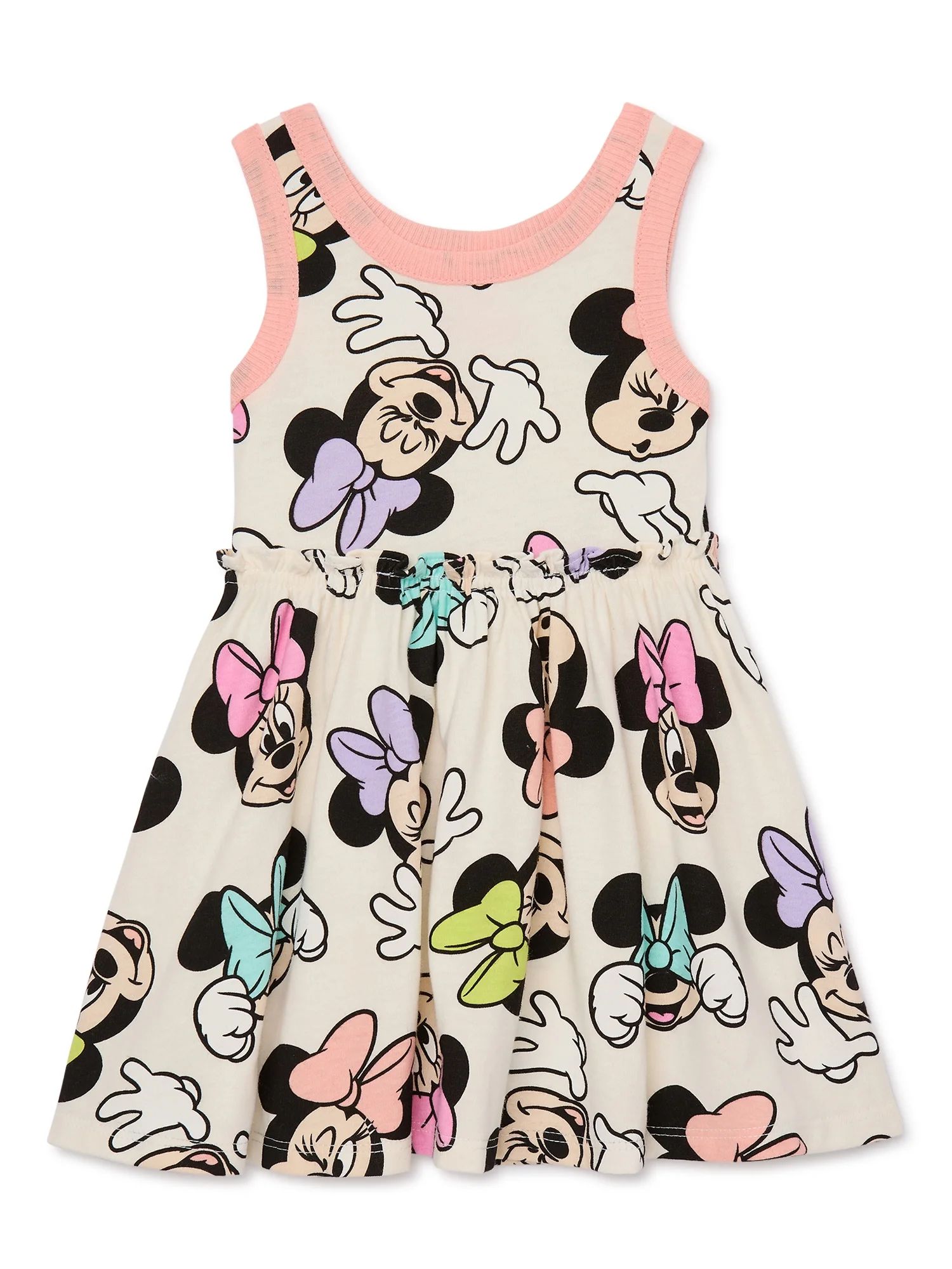 Minnie Mouse Toddler Girls Tank Dress, Sizes 12M-5T | Walmart (US)