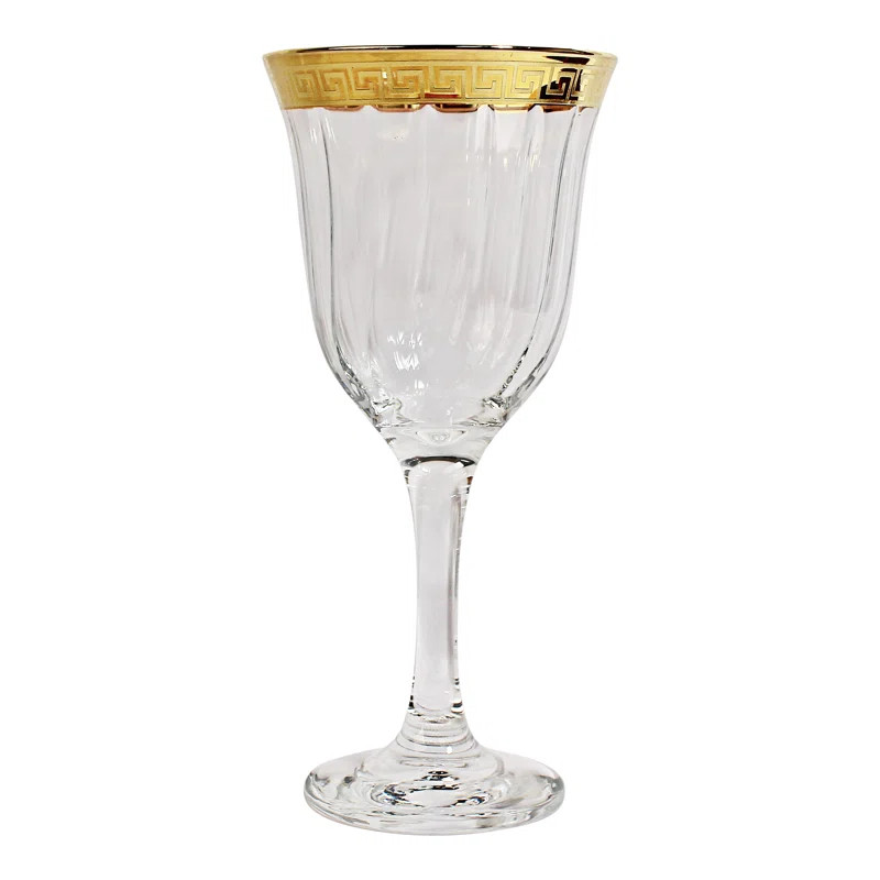 Florence 9 oz. Glass Goblet (Set of 6) | Wayfair North America