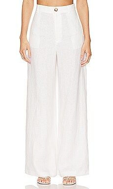 Bardot Enya Pant in Ivory from Revolve.com | Revolve Clothing (Global)