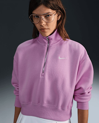 Nike Sportswear Phoenix FleeceWomen's 1/4-Zip Cropped Sweatshirt | Nike (US)
