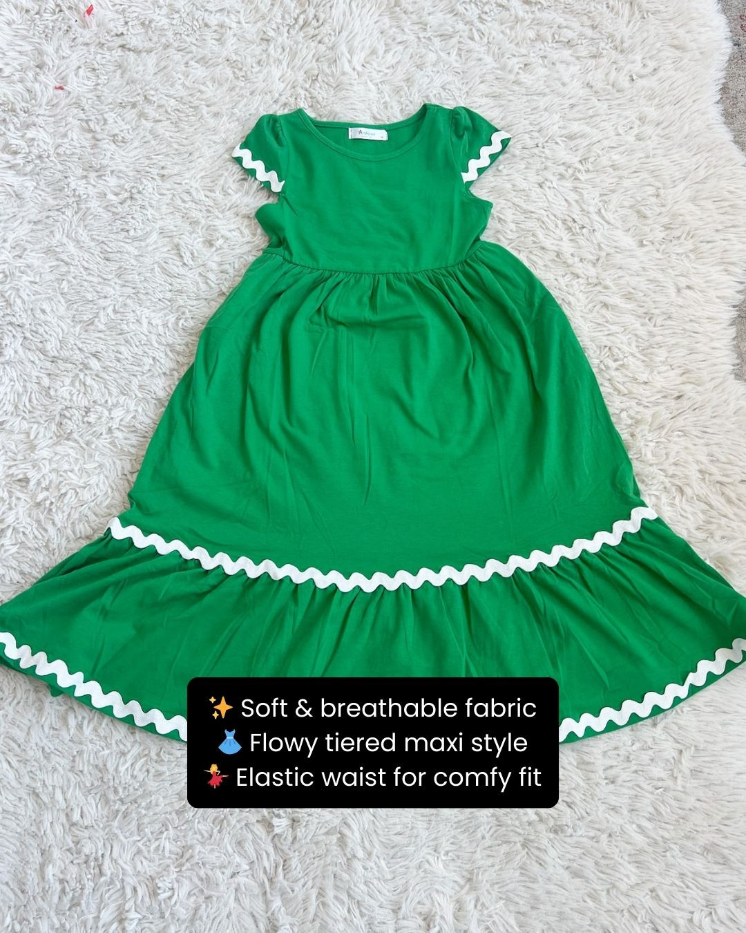 This girls’ summer maxi dress is pure sunshine ☀️💖 with its flowy tiered design and comfy short sleeves—perfect for twirling all day long! Lightweight and breezy, it’s made for warm days, family outings, and picture-perfect moments 🌸📸. Easy to dress up or keep casual, it’s a go-to piece she’ll want to wear on repeat 🎀✨. Trust me, this is the cutest summer staple you’ll add to her closet 💕👗

#girlsfashion #kidsstyle #summerdress #maxidress #kidsoutfit #momfinds #cutekidsclothes #summerstyle #kidswear #outfitinspo #momlife #fashionforkids #twirldress #aesthetickids #summeroutfits #flowydress #dressup #casualstyle #styleinspo #kidsclothing #momapproved #wardrobeessentials #kidsootd #ltkfashion #ltkfinds 

 