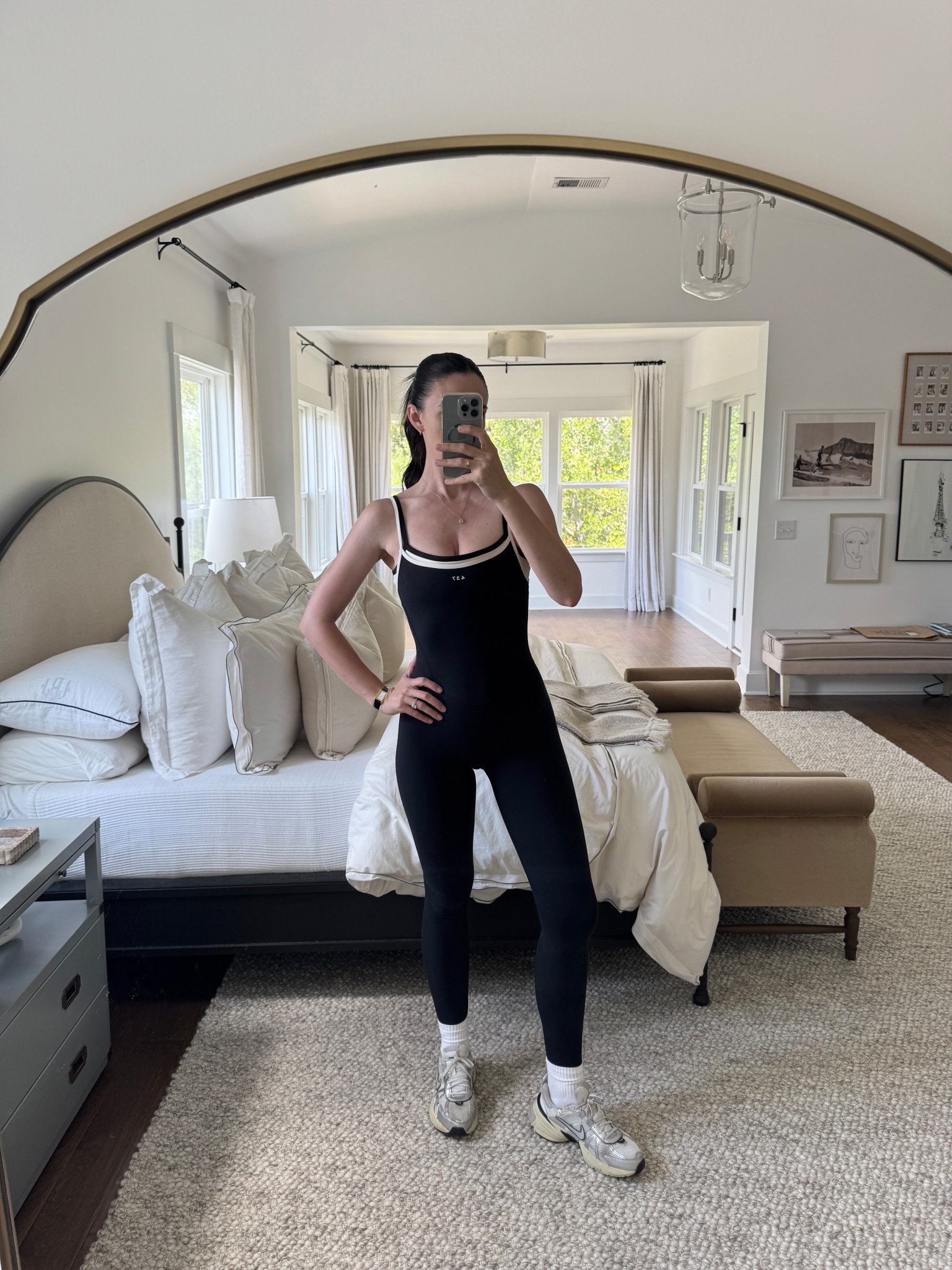 wearing #437 micro bra & onesie 🤍🖤 I also own it in brown and love that color too 🤎

#workout #workoutclothes #workoutsets #sportsbra #nike #anthro 

#LTKActive #LTKStyleTip