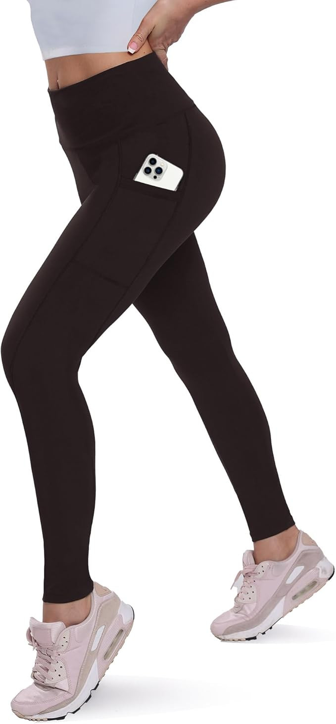QGGQDD Fleece Lined Leggings Women - Soft Tummy Control High Waisted Winter Thermal Warm Yoga Pan... | Amazon (US)