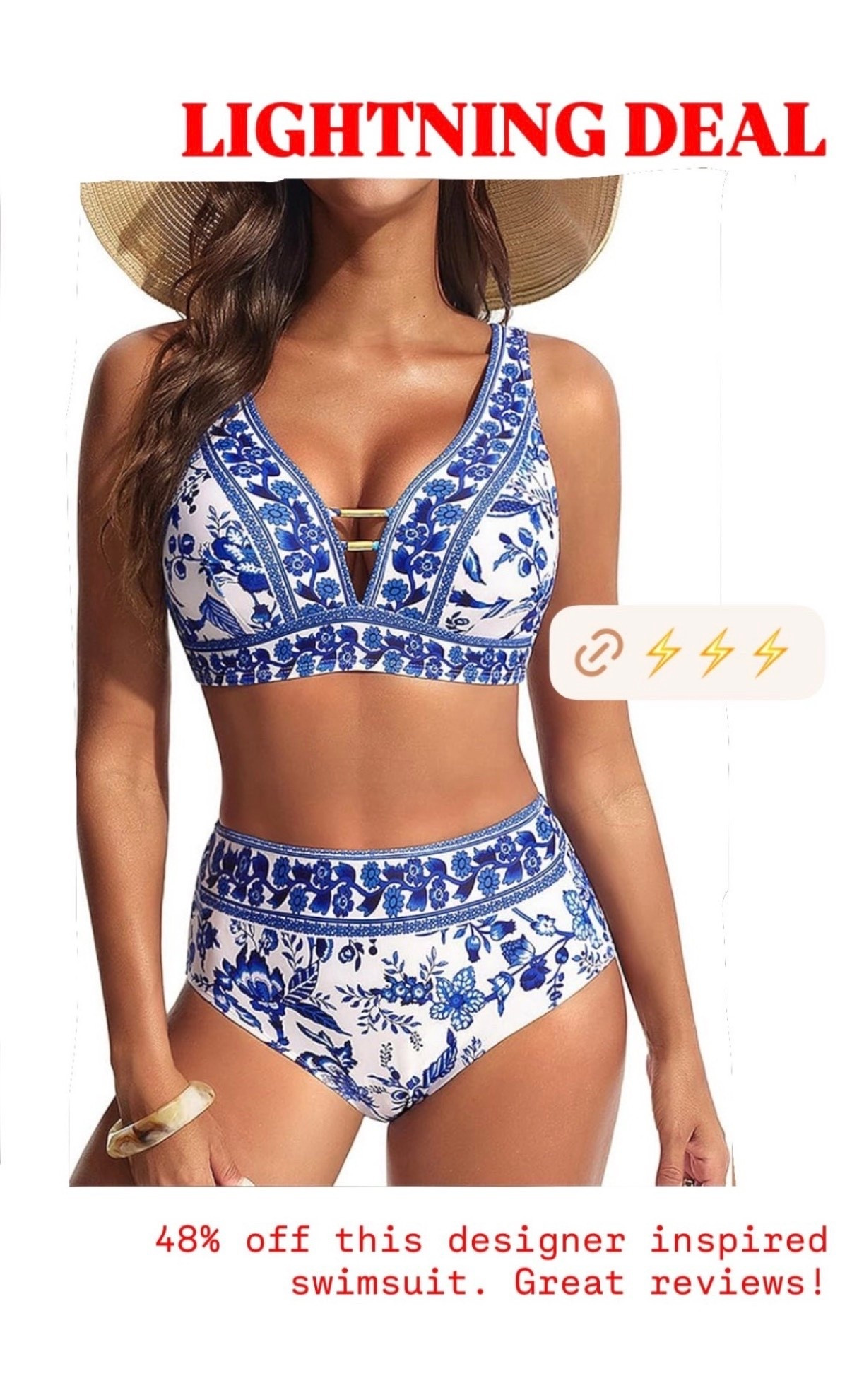 🤍 LIGHTNING DEAL 48% off this designer inspired swimsuit. Great reviews!

Perfect for any upcoming beach vacation // pool days. 



#LTKSaleAlert #LTKSwim #LTKSeasonal
