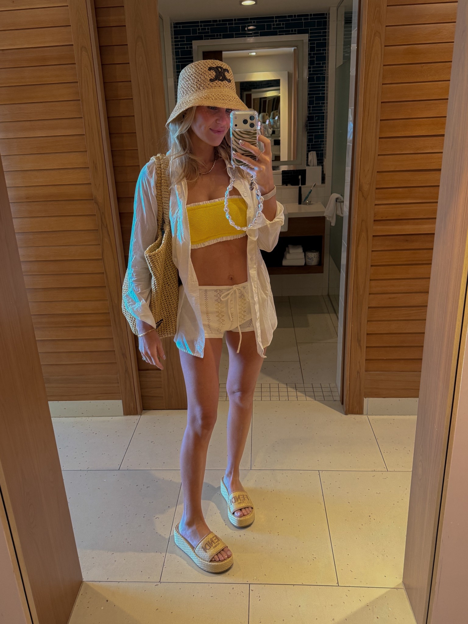 Pool day look for Bahamas. Suit is Hunza g, one size fits all. They're my favorite strapless bikinis  

#LTKdayinmylife #LTKTravel #LTKSeasonal