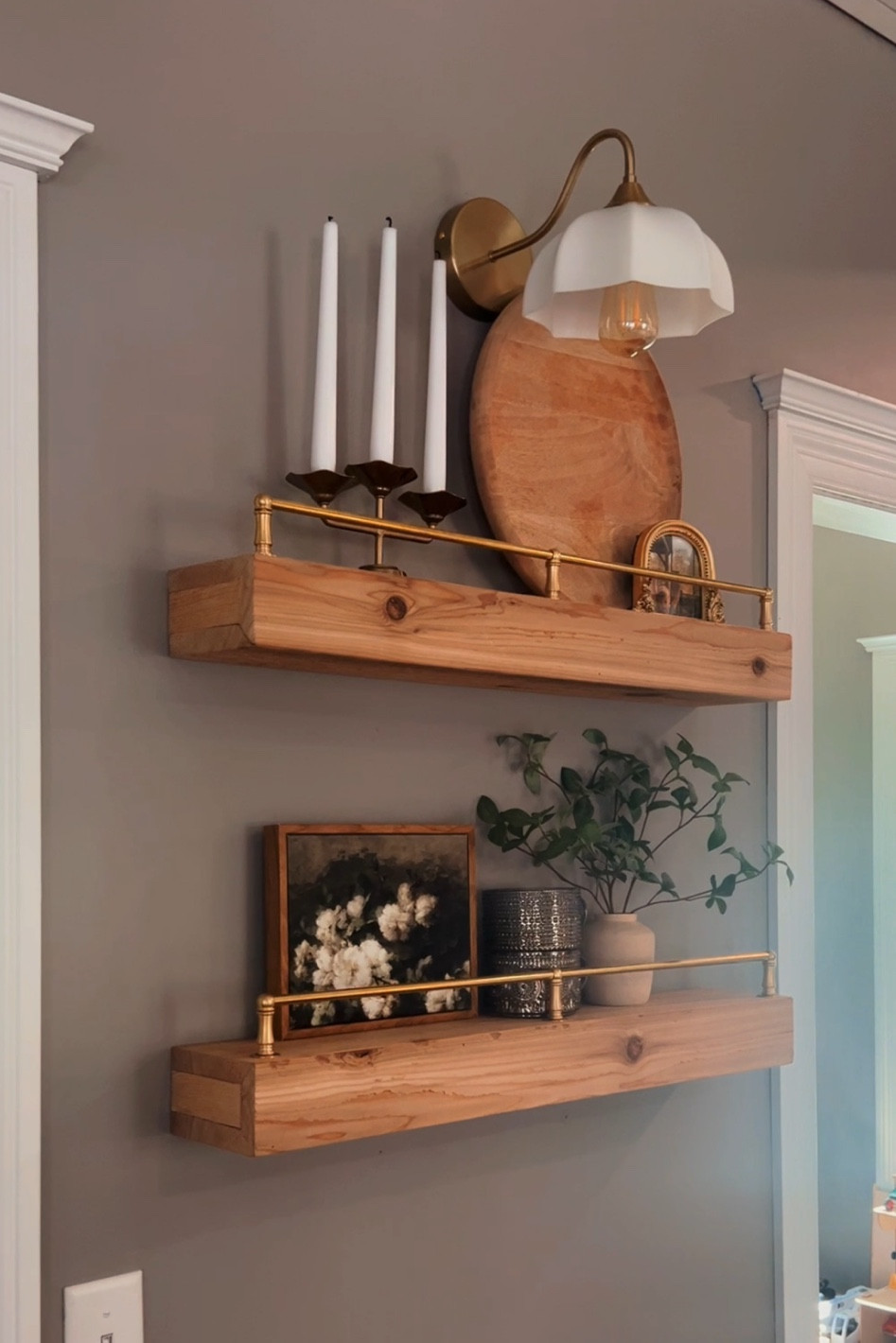 diy shelves part 3 🧚

#LTKHome #LTKStyleTip