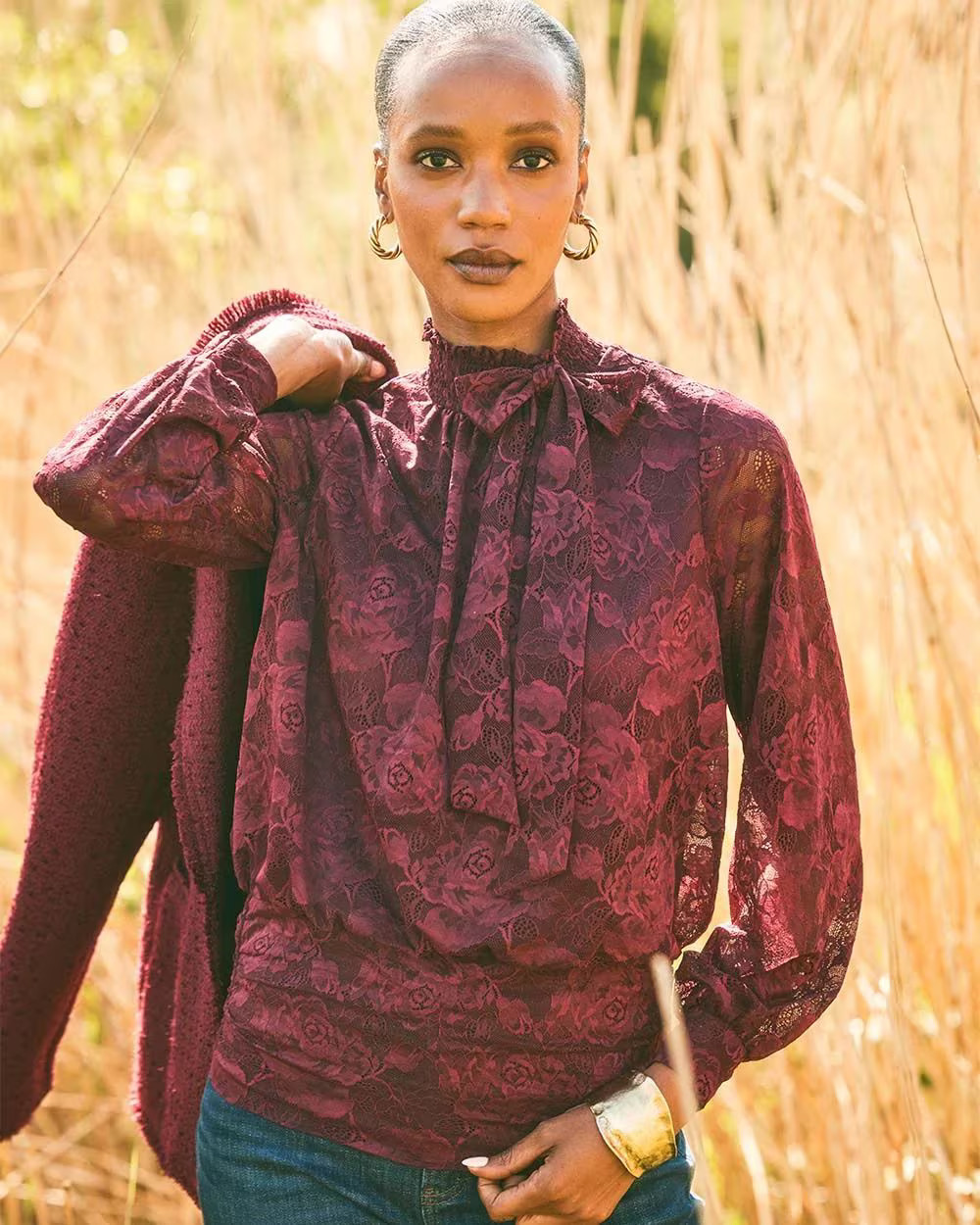 Tie-Neck Banded-Bottom Top | Chico's