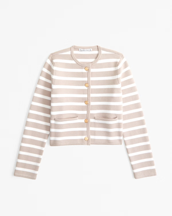 LuxeLoft Crew Sweater Jacket | Abercrombie & Fitch (UK)