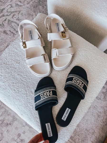New Steve Madden sandals! These are so cute & come in different colors! 

Lee Anne Benjamin 🤍

#LTKshoecrush #LTKFind #LTKstyletip
