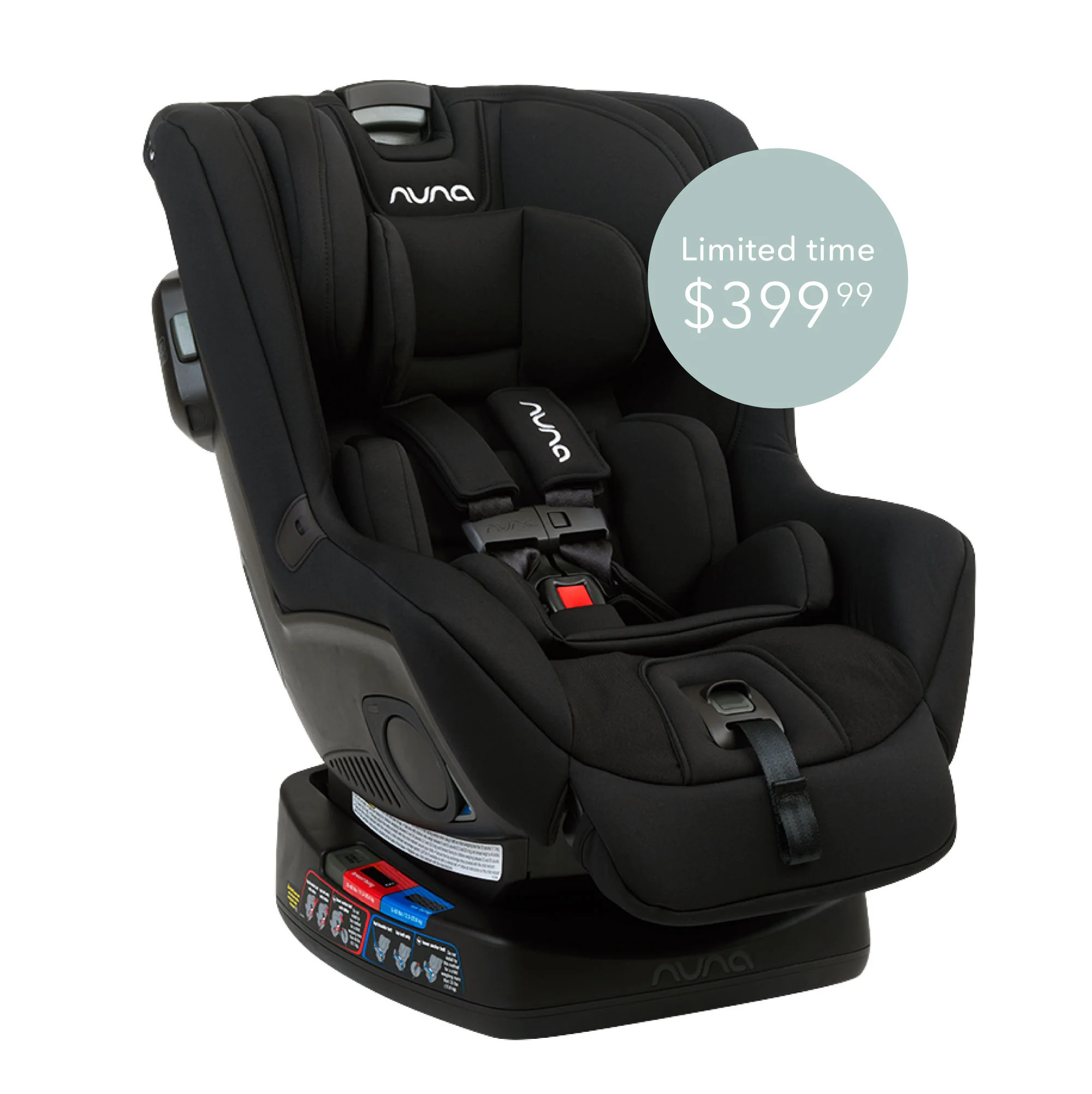 Nuna RAVA Convertible Car Seat | The Baby Cubby | The Baby Cubby