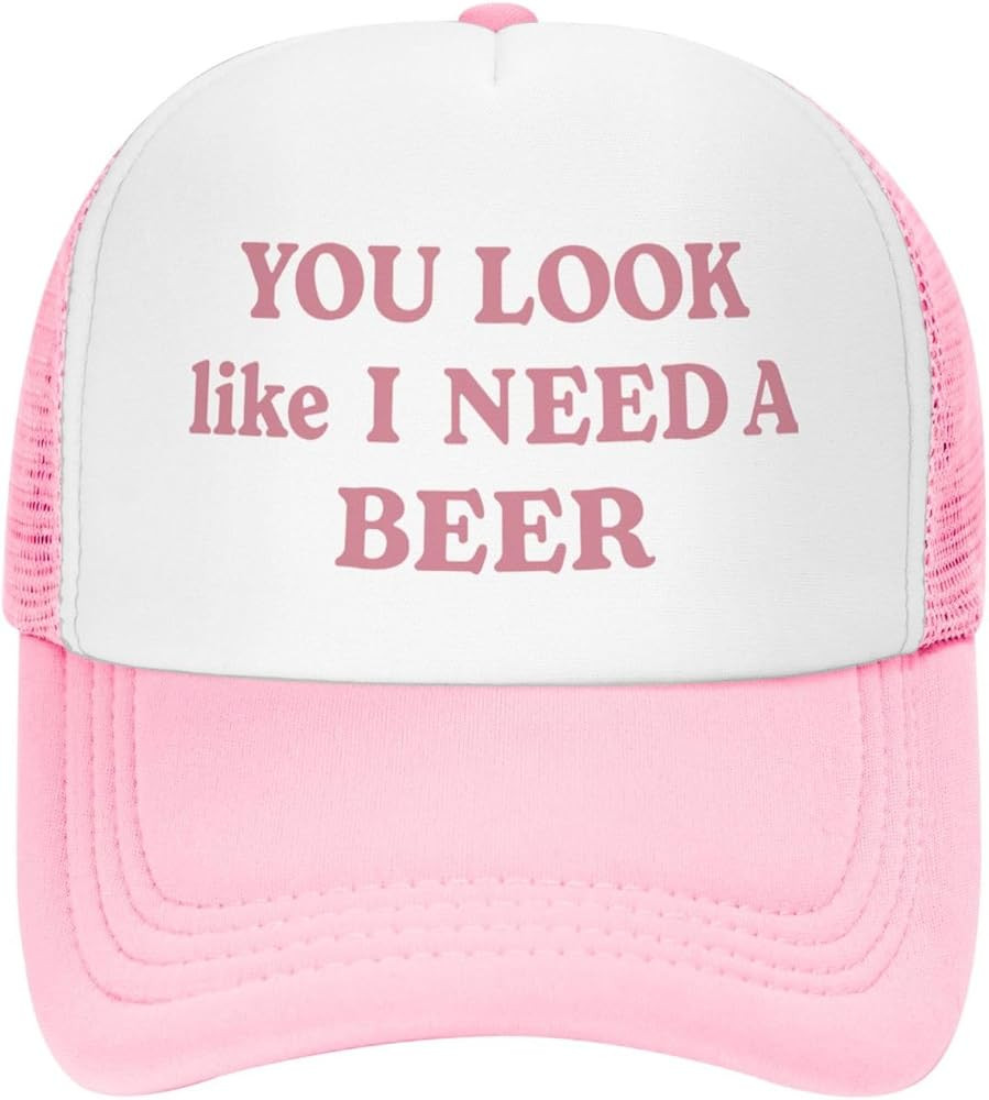 Hurtin' for A Squirting' Funny Trucker Hats for Adult Humor Inappropriate Trucker Hats Hot Pink F... | Amazon (US)