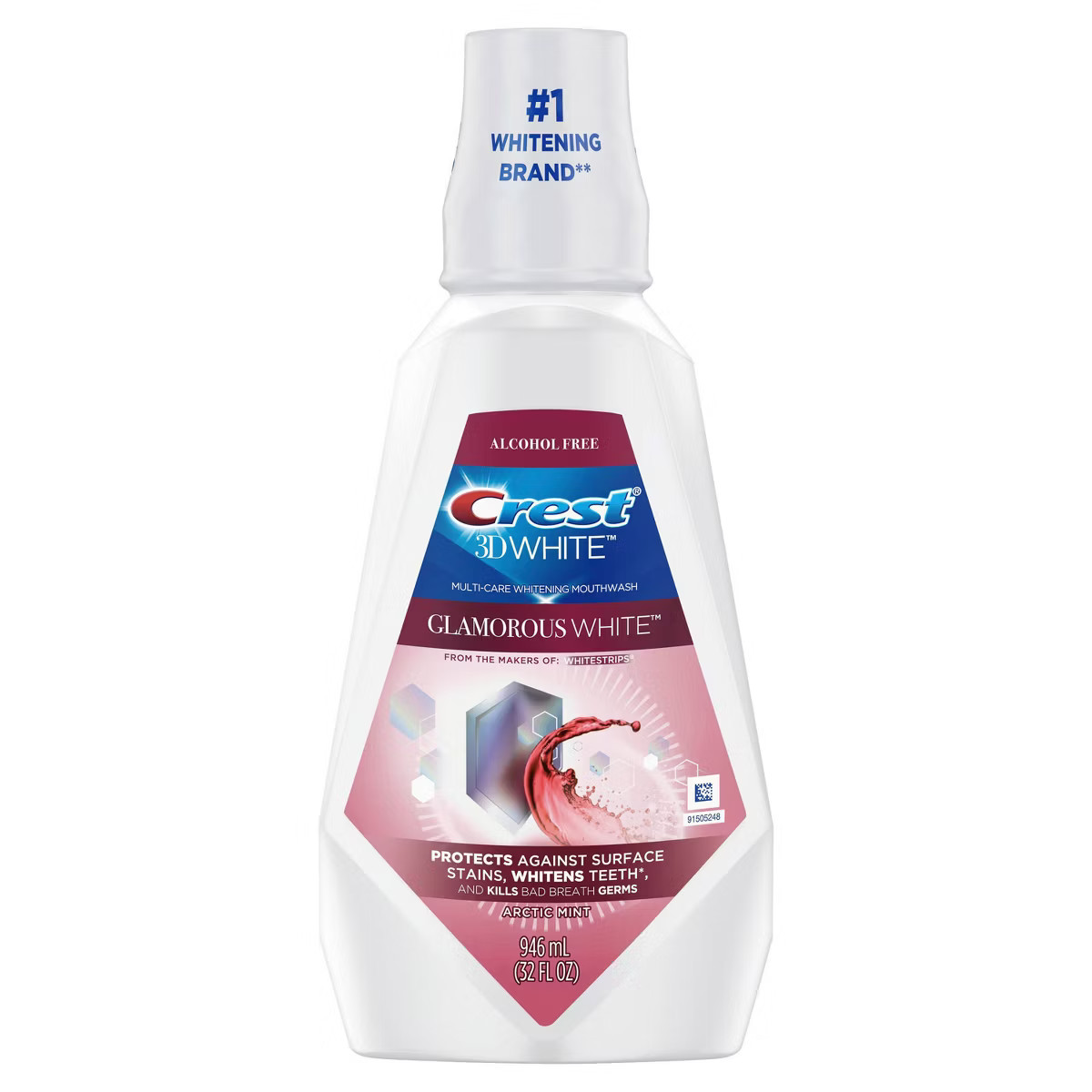 Crest 3D White Glamorous White Mouthwash - Arctic Mint | Target