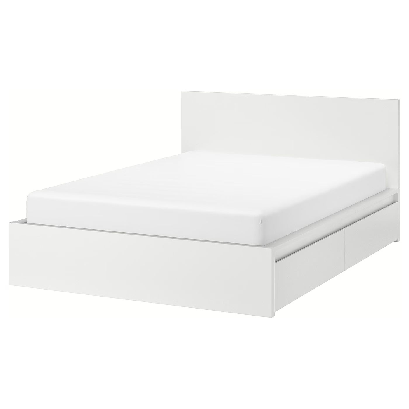 MALM Bettgestell hoch mit 4 Schubladen, weiß, 180x200 cm - IKEA Deutschland | IKEA (DE)