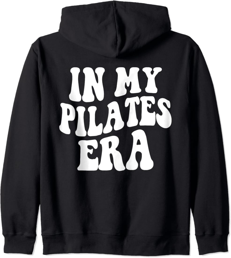 In My Pilates Era Pilates Lover Zip Hoodie | Amazon (US)