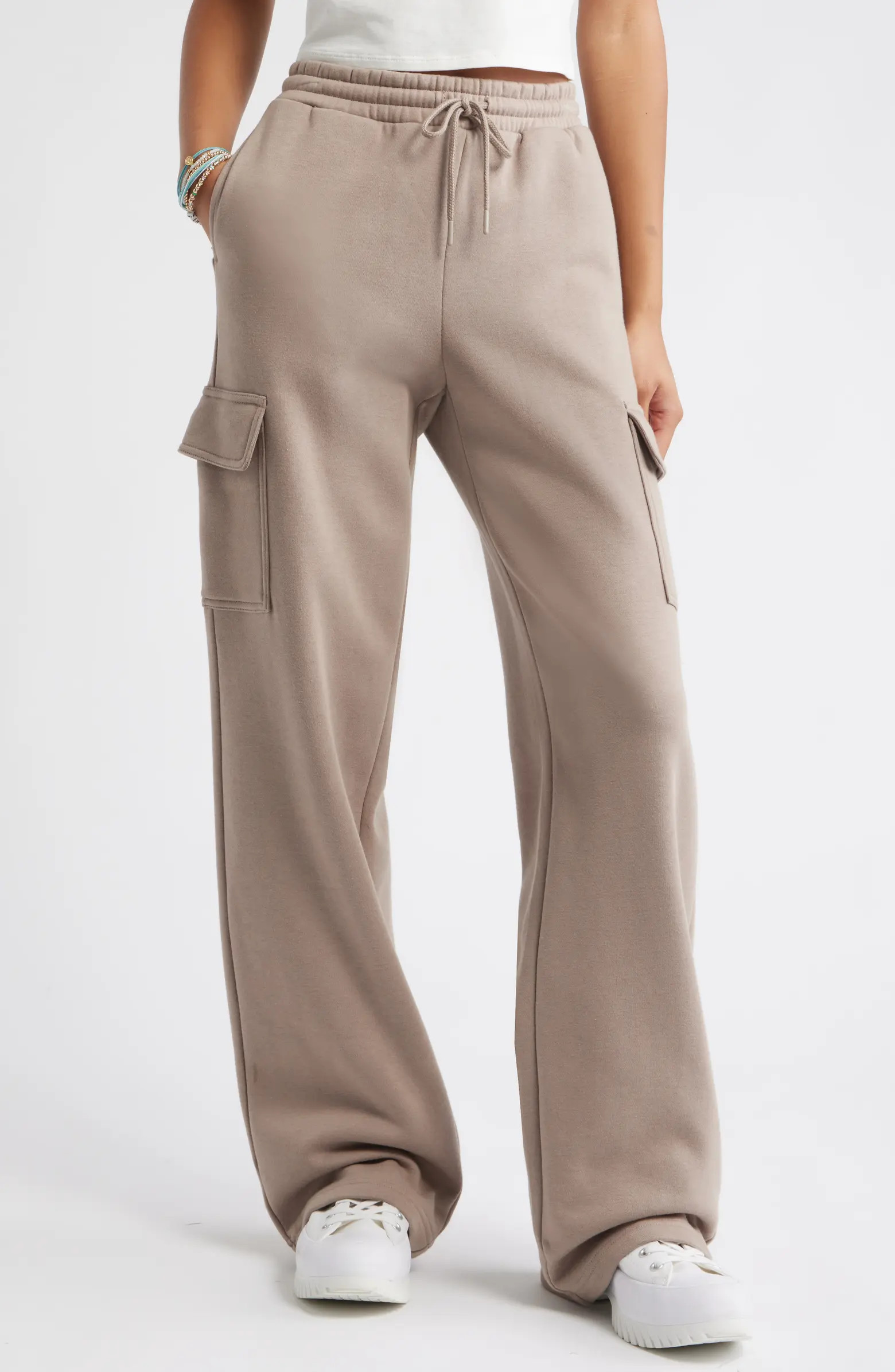 Baggy Wide Leg Cargo Sweatpants | Nordstrom