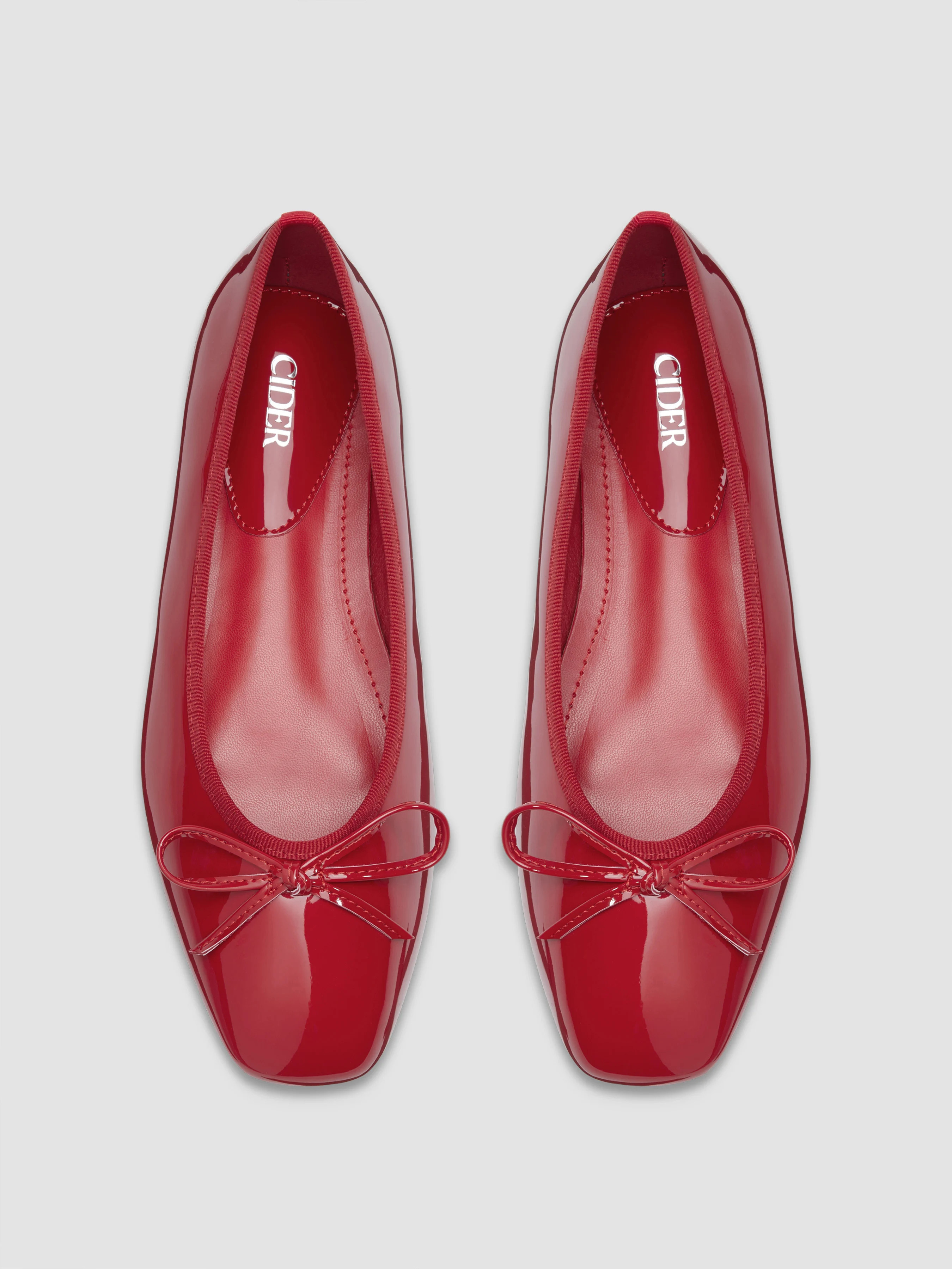 rush outfits Bowknot Decor Square Toe Ballet Mary Jane Flats For Daily Casual Vacation | Cider